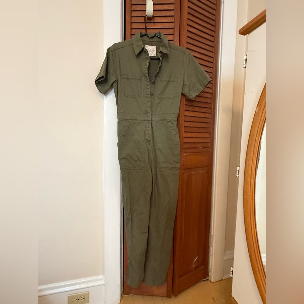 Altar'd State Olive Green Jumpsuit